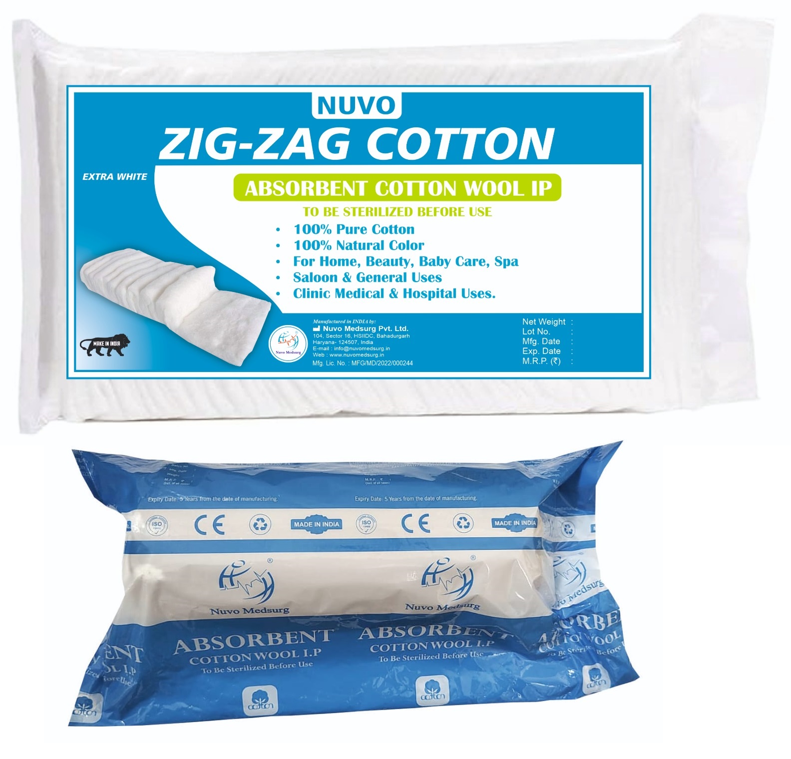 Nuvo Absobent Cotton Wool I.P.